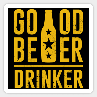 Good Beer Drinker Sticker